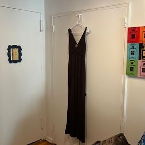David Meister gown with crystals in the front size 8 never worn